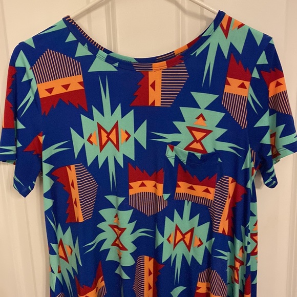 LuLaRoe High Low Aztec Print dress - Picture 3 of 6